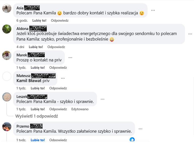 Świadectwo energetyczne