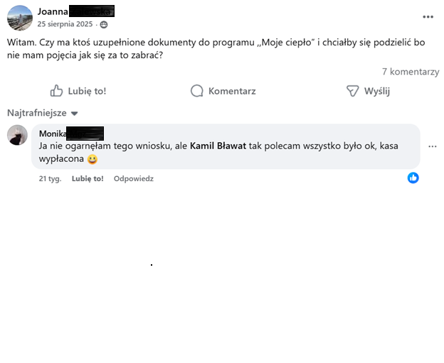 7000 zł dotacji na pompę Sendom