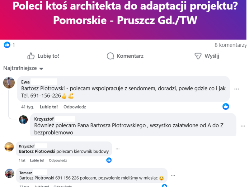 STP Bartosz Piotrowski - kierownik budowy