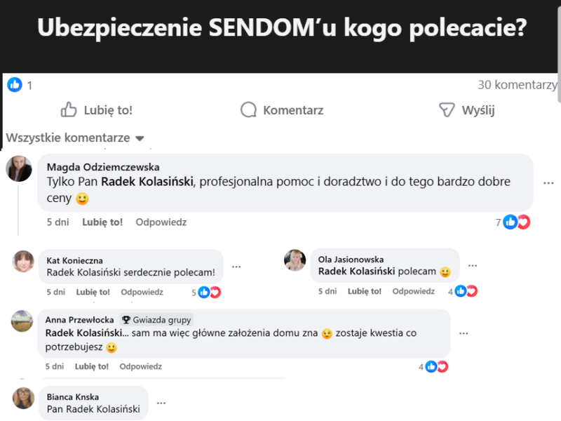 Radosław Kolasiński - ubezpieczenie