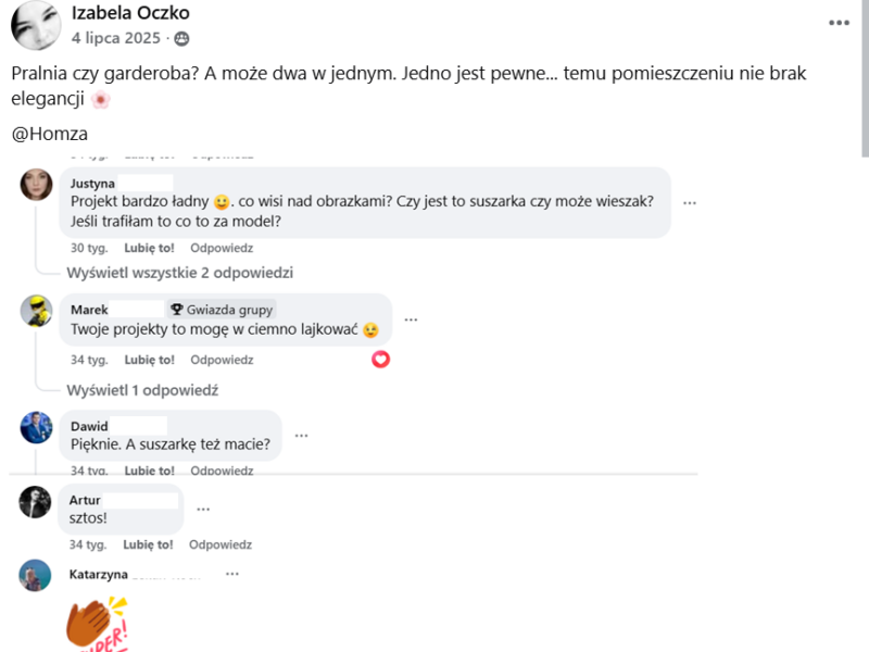 Homza Izabela Oczko - projektantka wnętrz