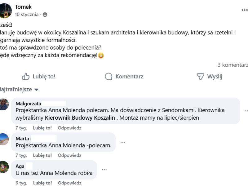 ATM-bud Molenda - adaptacja projektu