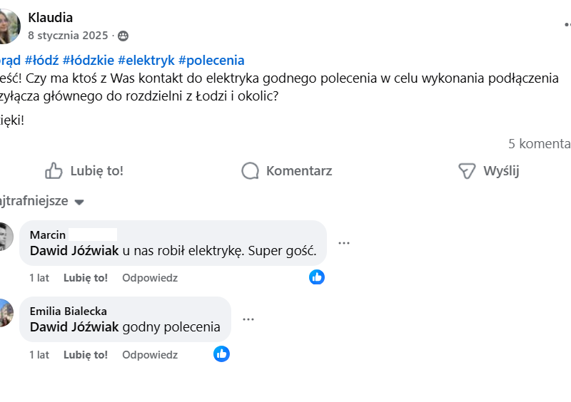 DJ-INSTAL Dawid Jóźwiak - elektryk