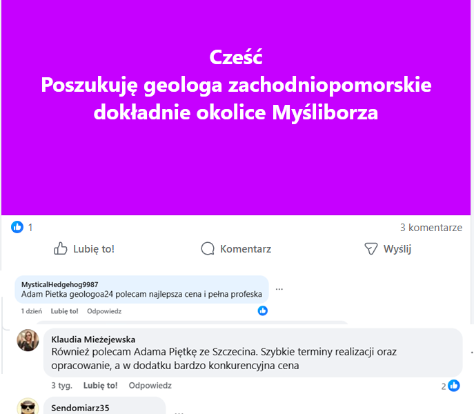 GEOLOGIA24H Adam Piętka - geolog