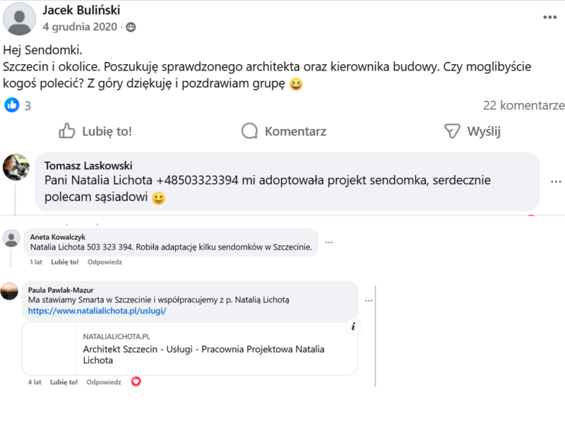 Natalia Lichota - adaptacja projektu