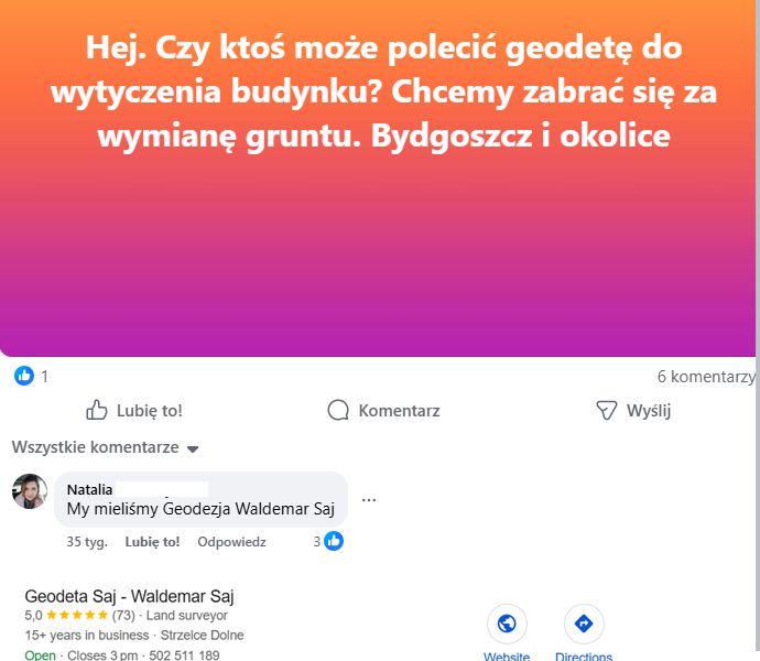 SAJ Waldemar Saj - geodeta