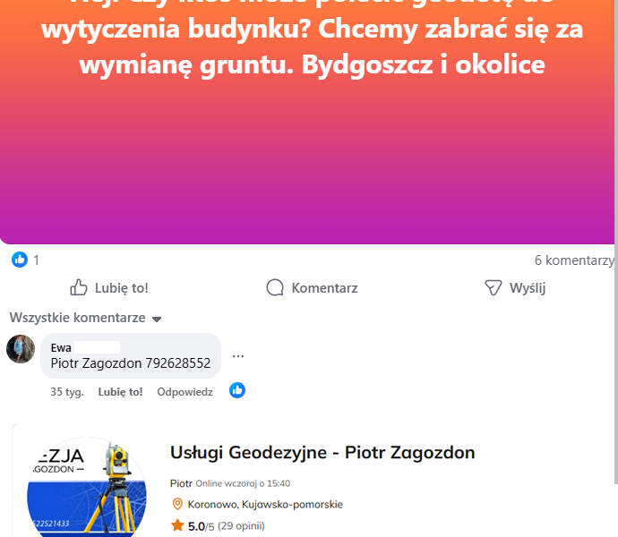 Piotr Zagozdon - geodeta