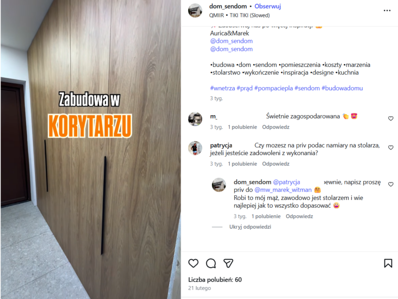 MW Marek Witman - stolarz