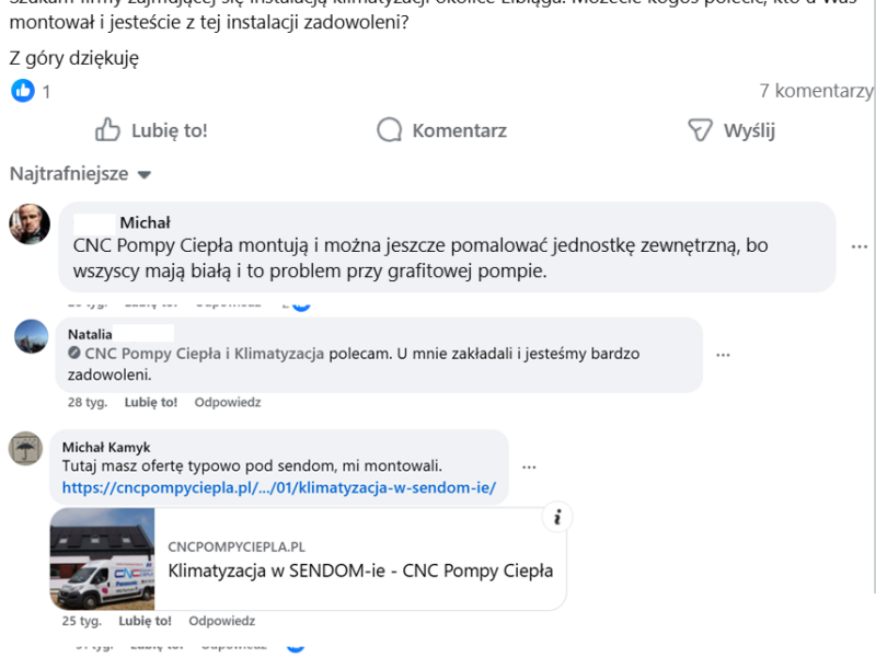 CNC Marek Jankowski - klimatyzacja