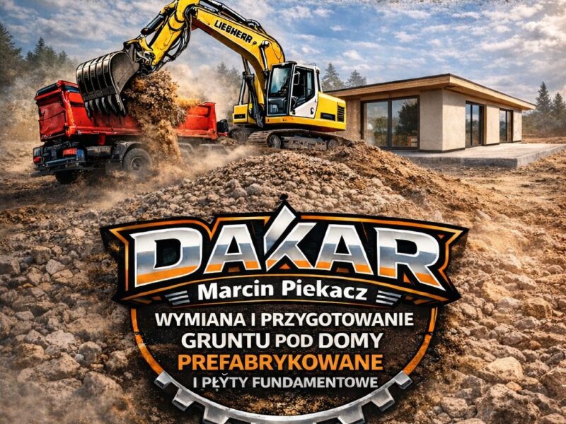 Dakar Marcin Piekacz - wymiana gruntu