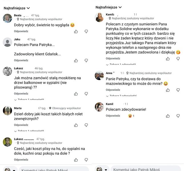 Paneldom - rolety i markizy